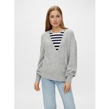 Pieces Grey Sweater with Tie - Women | shoptok.hr