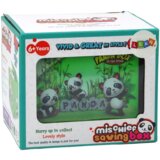 Panda Piggy Bank Learning to Save Teddy Bear Green Box | shoptok.hr