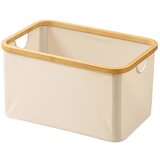 INF zložljiva košara za perilo s pokrovom, bež m, (21698462) | Shoptok.si
