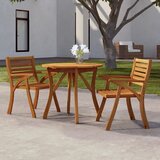 vidaXL Vrtni stol Ø 85 cm od masivnog bagremovog drva | shoptok.hr