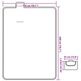  Deka za piknik sklopiva višebojna karirana 200x150cm baršunasta | shoptok.hr