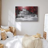  Slika - Cascade of Thoughts (1 Part) Wide Red 60x40 Akustična | shoptok.hr