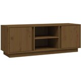 TV omarica medeno rjava 110x35x40,5 cm trdna borovina, (20732382) | Shoptok.si