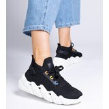 D/CEO marka niezdefiniowana Black sporty sneakers with a massive sole Sally | ePonuda.com