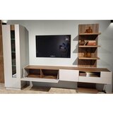 Hom`in vitrina, siva, barve hrasta | Shoptok.si