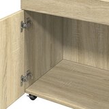 Barska kolica boja hrasta sonome 50x41x89 cm konstruirano drvo | shoptok.hr