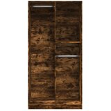  Ormar boja dimljenog hrasta 100 x 50 x 200 cm konstruirano drvo | Shoptok.si