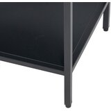 Ixia Črna jeklena TV omarica 120x55 cm – | Shoptok.si