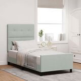  Svjetlosiva Velvet Krevetna Okvir 80x200 cm Cijene