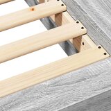 vidaXL Posteljni okvir siva sonoma 135x190 cm inženirski les, (21142677) | Shoptok.si