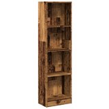 Maison Chic Knjižna omara - Knjižni regal starinski les 40x24x143 cm inženirski les, (21725187) Cene