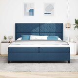  s opruga kutije s jastukom Plava 200 x 200 cm tkanina | shoptok.hr