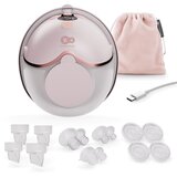 Kinderkraft Električna izdajalica MAMAFLOW, hands free, Pink | shoptok.hr