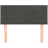  Uzglavlje tamnosivo 90x5x78/88 cm baršunasto | shoptok.hr