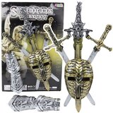 Viteški set od 3 mača, maske, zaštitnici, realistični ukrasi | shoptok.hr