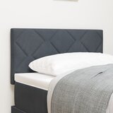 vidaXL Naslon za glavu Dizajn Dijamantnih Blokova Tamno Siva 80 cm Baršun | shoptok.hr