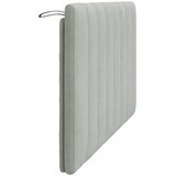 Jastuk za uzglavlje Hanko svjetlosivi 137 cm baršunasti | Eponuda.com