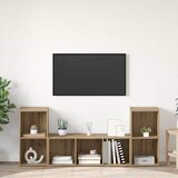  Set TV komoda Zidne 3 pcs Smeđa Konstruirano drvo | Eponuda.com
