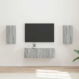  Set zidnog ormarića za TV 4 pcs Siva Sonoma Konstruirano drvo | shoptok.hr