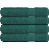 vidaXL Brisače 4 kos zelena 100x200 cm 360 g/m² 100% bombaž Cene