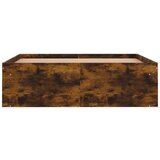  Posteljni okvir dimljen hrast 120x200 cm | Shoptok.si