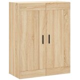  Visoka komoda hrasta sonome 69,5x34x180cm od konstruiranog drva Slike