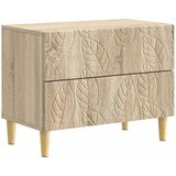 vidaXL Nočna omarica Sonoma hrast 62 x 34,5 x 48 cm Inženirski les, (5000247413) | Shoptok.si