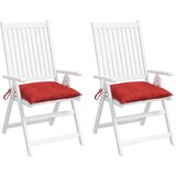 vidaXL Blazine za palete 2 kosa rdeče 50x50x7 cm oxford tkanina | Shoptok.si