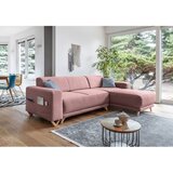 Miuform Ružičasta sklopiva/s prostorom za odlaganje kutna garnitura Classy Sophie – | shoptok.hr