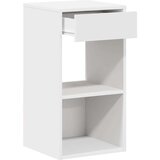 vidaXL Noćni ormarići s ladicom 2 kom bijeli 35x34x66,5 cm | shoptok.hr
