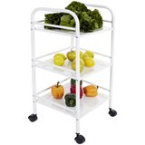 XXXL Večnamenski Voziček Rimini, Bela | Shoptok.si