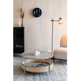 White Label Bež/v naravni barvi okrogla mizica ø 80 cm Makoto – | Shoptok.si