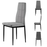 Modern Home trpezarijske stolice set 4 kom tami light gray cene