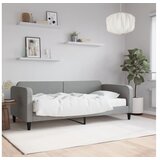 vidaXL Dnevna postelja z vzmetnico svetlo siva 90x190 cm bla Cene