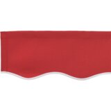 Nadstrešnica zamjenska tkanina za okvir od 300 x 250 cm crvena | shoptok.hr