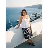Sinsay Midi suknja s prorezom i cvjetnim uzorkom Plus size | shoptok.hr