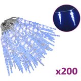  Božićna svjetla sige 200 LED plava 20 m akrilna PVC | shoptok.hr