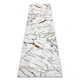 RugsX Tekač, tekač ALLURE 1963 Marmor - strukturna, elegantna, glamur belo / zlato 70x250 cm, (22045429) | Shoptok.si