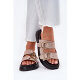 Big Star Women's Suede Slippers With Decorative Buckles | shoptok.hr