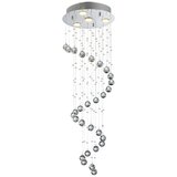  LUXERA 62410 - Kristalni plafonski luster COIL 4xGU10/50W/230V | Eponuda.com
