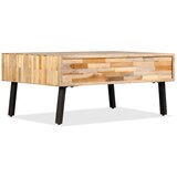  Stolić za kavu od masivne reciklirane tikovine 90 x 65 x 40 cm | Eponuda.com