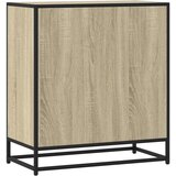  Komoda boja hrasta 68x35x76 cm konstruirano drvo i metal | shoptok.hr