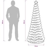  LED božićno drvce od folije s postoljem EKENAS 180 cm - Plava 180 cm | shoptok.hr