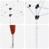  Zložljivi šotor za zabave 575 x 288 x 245 cm Terakota, (5000248745) | Shoptok.si