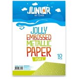 Junior jolly embossed metallic paper papir met. relj. a4 250g10k - odaberite nijansu zelena ( 136204 ) Cene