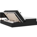  Postelja s shranjevanjem z vzmetnico Črna 100 x 200 cm, (5000099454) | Shoptok.si