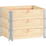 vidaXL Paletni okvirji 3 kosi 60x80 cm trdna borovina Cene