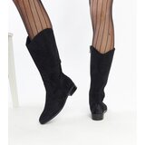VINCEZA Black lace-up leather boots | shoptok.hr