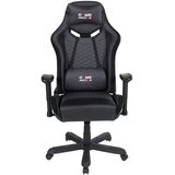 XORA GAMING STOL tekstil črna | Shoptok.si