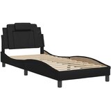  Okvir za krevet Viana bez madraca crni 90x190 cm od umjetne kože | Eponuda.com